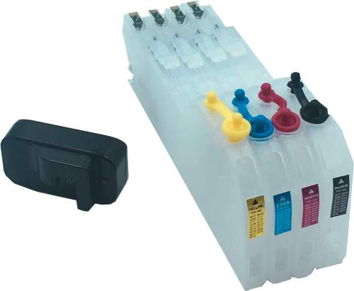 Kit de Cartuchos Rellenables con Reseteador y Chip LC3011/LC3013